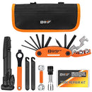 Bicycle Repair Bag & Bicycle Tire Pump, Home Bike Tool Portable Patches Fixes,