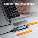 MAIWO USB 3.2 Gen2x2 Type C External Hard Drive Enclosure for 12+16 PIN MacBook AHCI SSDs with Aluminum Alloy Case, Transmisson max 20Gbps