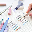 DOSEWART 12Pack Highlighters, Pastel Highlighter Marker Pen with Chisel Tip, Fast Drying