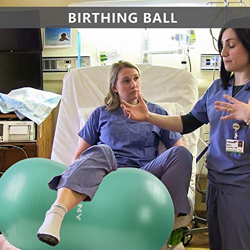 Peanut Ball - Anti Burst Exercise Ball for Labor Birthing, Physical Therapy for Kids, Core Strength