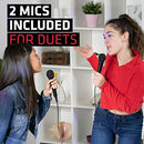 Portable Karaoke Machine - Singsation Star Burst - System Comes w/ 2 Mics