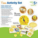 Time Activity Set,  School Preparation Toys, Analog Clock, 41 Pieces, Ages 5+