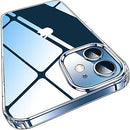 Crystal Clear Case Compatible with iPhone 12/12 Pro, Non-Yellowing Shockproof