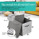 Extra Large Toy Box - Collapsible Toys Storage Chest for Kids w/ Flip-Top Lid