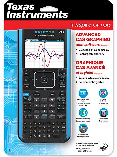 Texas Instruments TI-Nspire CX II CAS Color Graphing Calculator with Student Software
