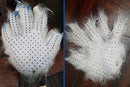 Pet Grooming Glove - Gentle Deshedding Brush Glove - Efficient Pet Hair Remover