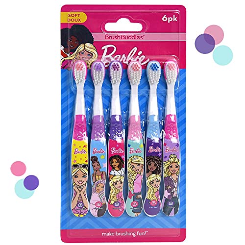 Barbie Soft Toothbrush 6pk