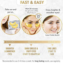 24K Gold Eye Mask– 20 Pairs - Puffy Eyes and Dark Circles Treatments