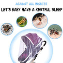 Mosquito Net for Stroller - 2 Pack Durable Baby Stroller Mosquito Net