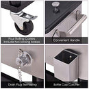 80 Quart Patio Cooler Rolling Cooler Ice Chest with Shelf, Wheels and Bottle Opener