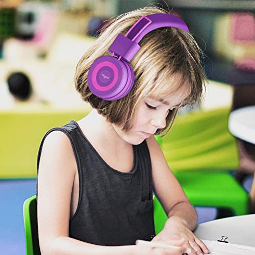 Kids Headphones for Children Girls Boys Teens Foldable Adjustable On Ear Headphones