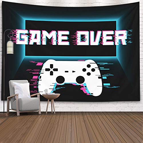 Gaming Wall Tapestry, Modern Controller Realistic Game Wall Art