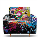 HOSIMA Piece Fit Stretch Sofa Covers - Polyester Spandex Printed Sofa Slipcovers
