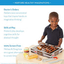 Melissa & Doug Grill and Serve BBQ Set (20 pcs) - Wooden Play Food and Accessories