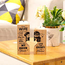Candle Holder Wife Gifts from Husband - to My Wife You are My Queen Forever - Gift for Birthday, Anniversary