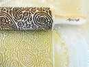 PAISLEY EMBOSSING ROLLING PIN PAISLEY PATTERN LASER ENGRAVED for EMBOSSED COOKIES GIFT for MOTHER FRIEND