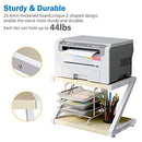Desktop Stand for Printer - Skid Pads for Space Organizer as Storage Shelf, Book Shelf