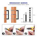 30 Pack 5 Inch Kitchen Square Cabinet Handles Matte Black Cabinet Pulls Black Drawer