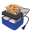 Portable Food Warmer Heated Lunch Boxes Mini Oven Personal Microwave Tote