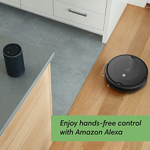 Robot Vacuum-Wi-Fi Connectivity, Personalized Cleaning Recommendations, Works with Alexa