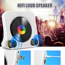CD Player Portable Bluetooth Desktop CD Player for Home with Timer Built-in HiFi Speaker