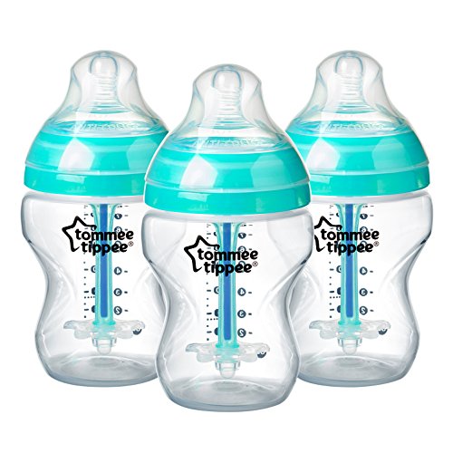 Advanced Anti-Colic Newborn Baby Bottle Feeding Gift Set, Heat Sensing Technology,