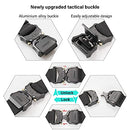 Tactical Belt, Military Hiking Rigger 1.5" Nylon Web Work Belt with Heavy Duty Buckle