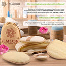 Premium Exfoliating Loofah Pad Body Scrubber, Made with Natural Egyptian Shower loofa