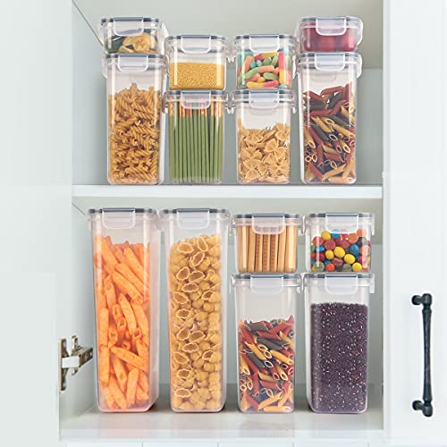 28 Pack Airtight Food Storage Container Set, Pantry kitchen organization and Storage, BPA Free