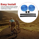 JIANWEI Bike Handlebar Tape - 2 Roll Self Adhesive EVA Touring Bicycle Handlebar Tapes, Soft Cycling Handlebar Grip Wraps with End Plugs for Handles, Road Bike Bar Wrap(Multicolor)