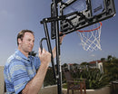 SKLZ Pro Mini Hoop Basketball System with Adjustable-Height Pole and 7-Inch Ball
