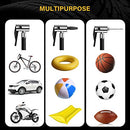 Air Compressor Tire Inflator, Portable 12V DC/120V AC Tire Pump