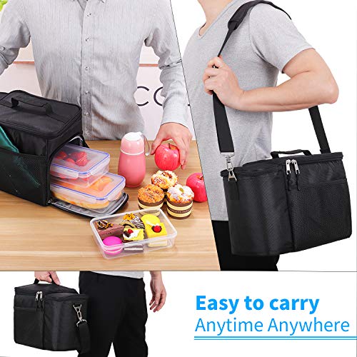 Insulated Lunch Box and Cooler Bag for Men, Women, Kids