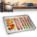 TeamFar Baking Sheet with Rack Set, Stainless Steel Cookie Sheet Baking Pans