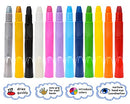 Halloween face Makeup, Face Paint kit for Kids, 12 Colors face Paint Crayons