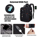 Extra Large 52L Travel Laptop Backpack with USB Charging Port Fit 17 Inch Laptops