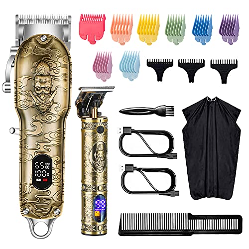 Hair Clippers for Men T-Blade Trimmer Professional Barber Clippers