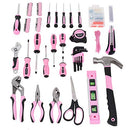 Pink Tool Set,220-Piece Lady's Home Repairing Tool Kit