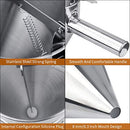 Stainless Steel Pancake Batter Dispenser, Funnel Dispenser with Stand
