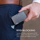 Slim Wallet For Men - Front Pocket RFID Blocking Minimalist Wallet For Men