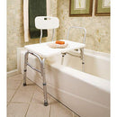 Carex Tub Transfer Bench -Shower Chair Transfer Bench with Height Adjustable Legs