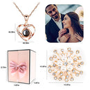 Gifts for Wife | Women - 'to My Love' Engraved Wood Gift Set Includes Crystal Engraved