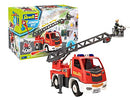 Revell 00823 Turntable Ladder Fire Truck (1:20 Scale) Junior Kit, Red