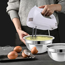 Electric Hand Mixer Mixing Bowls Set, Upgrade 5-Speeds Mixers