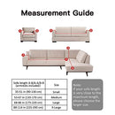 Stretch Sofa Covers Printed Couch Cover Sofa Slipcovers for 3 Cushion Couches Elastic Universal Furniture Protector with 1 Pillowcase (Large, Grey Geometry)