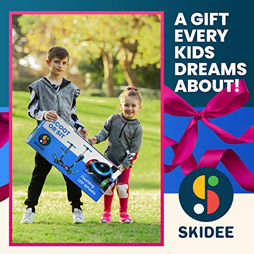 S SKIDEE Scooter for Kids with Foldable and Removable Seat – Adjustable Height