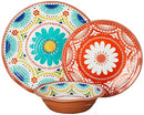 Vera Cruz Melamine 12 pc Dinnerware Set
