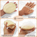 Premium Exfoliating Loofah Pad Body Scrubber, Made with Natural Egyptian Shower loofa