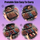 190 Colors Cosmetic Make Up Gifts Combination with Eyeshadow Facial Blusher Eyebrow