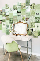 Sage Green Wall Collage Kit Aesthetic Pictures, Aesthetic Room Decor, Bedroom Decor